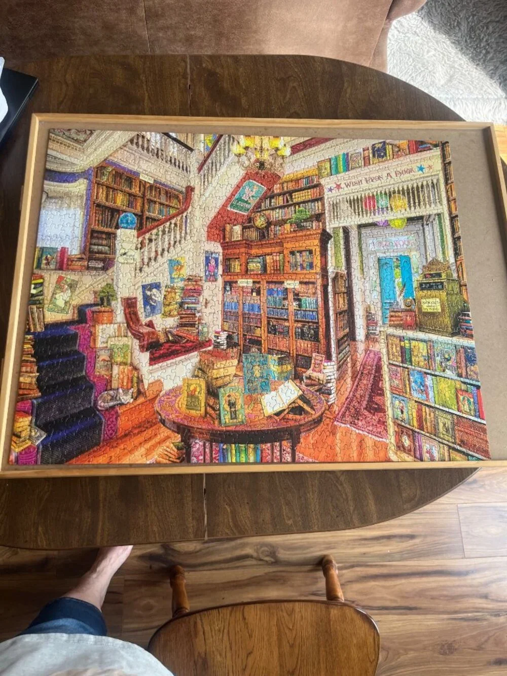 Readers Paradise 1000-Piece Jigsaw Puzzle By White Mountain Puzzles